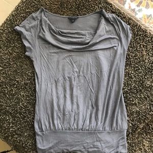 Banana Republic dark gray blouse
